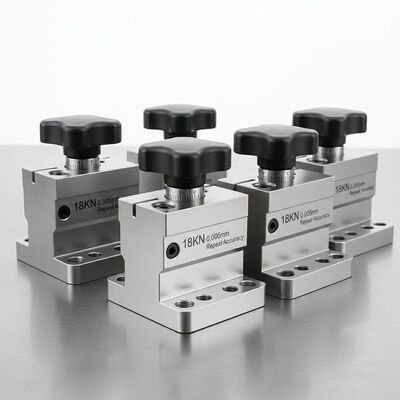 Manual Locking Axis Fixtures with 18KN Locking Force and 0.005mm Repeat Accuracy for CNC Machining