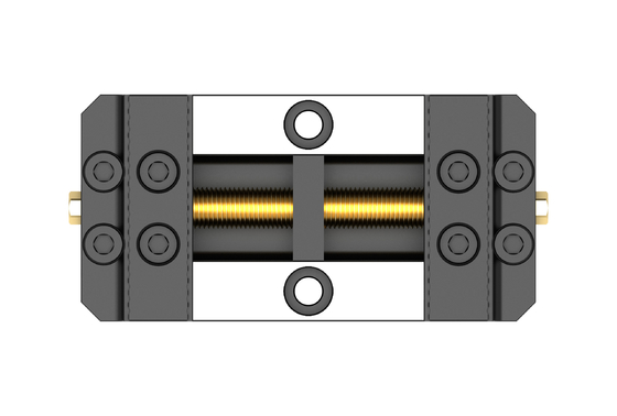 Heavy Cutting Manual Clamping Fixtures 155mm Cnc Milling  Fixturing