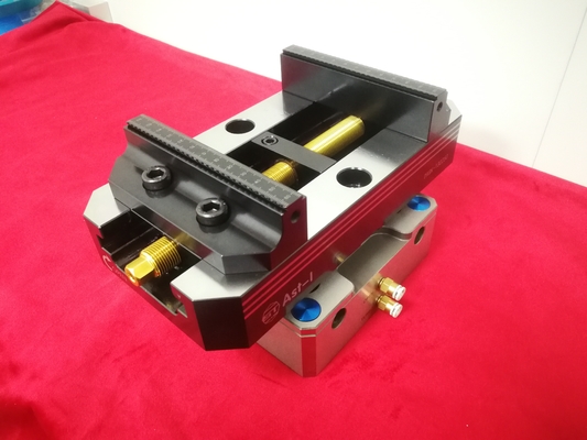 Adjustable 155mm Cnc Workholding Axis Fixtures Flexible Self Centering Vise