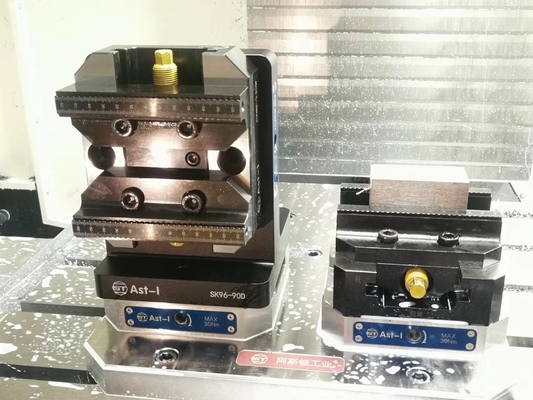 0.005mm Machine Zero Point Workholding Hard Steel 22KN Locking Force Aluminum