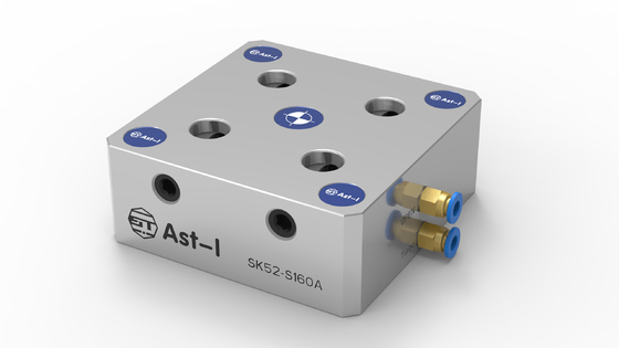 CNC Clamping Pneumatic Air Vise Pneumatic Fixtures For 3/4/5 Axis CNC Equipment