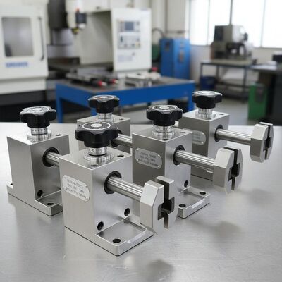 Manual Locking Axis Fixtures with 18KN Locking Force and 0.005mm Repeat Accuracy for CNC Machining
