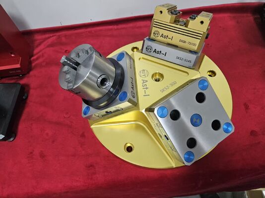 Less Than 5 Minutes Installation Time Zero Point Fixture Featuring 001mm Accuracy OEM Supported Ideal for CNC Machining