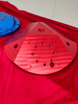 Multi Mount 96mm CNC Riser CNC Clamping Fixtures 3 Working Side Pyramids For 5 Axis